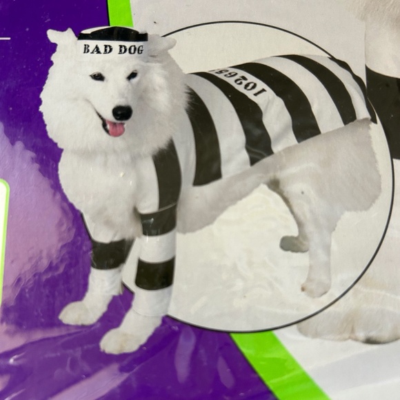 Prisoner Dog Costume. NWT. Size M - Picture 1 of 4